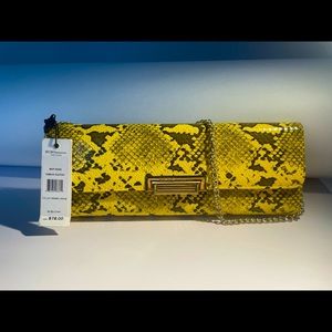 BCBGeneration - Small Clutch Bag - Yellow Snake Print